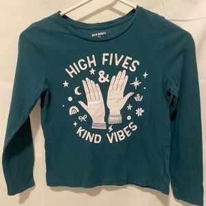 Old Navy Girls Long Sleeve shirt Size 8